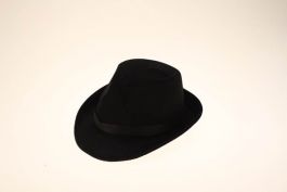gangster hoed zwart / 3XL