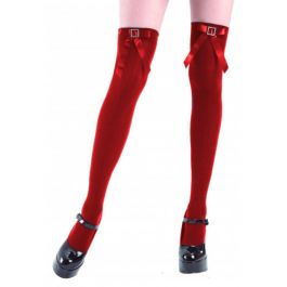 Luxe kousen Rood / One-size