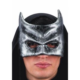 Papermache half-face black mask