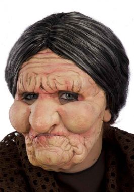 Latex Granny Mask (wig not included)