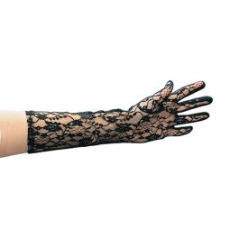 Black lace gloves in pbh