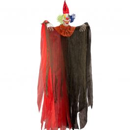Hanging horror clown 130cm