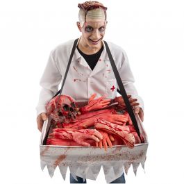 Hanging latex hand on hook  55cm