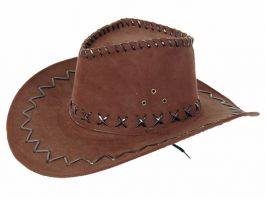 Cowboy Hoed Donkerbruin