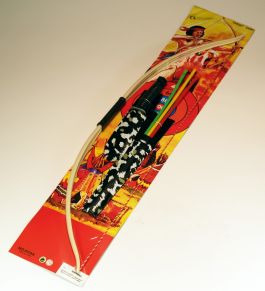 Bow and arrow incl. 3 arrows and knife 75 cm (02-5408-03)