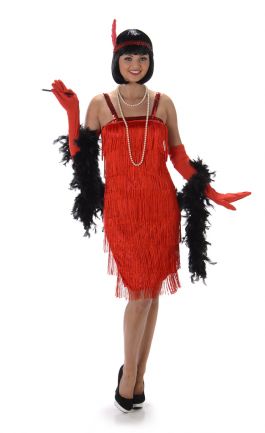 Red Flapper Dress