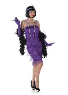 Purple Flapper Dress