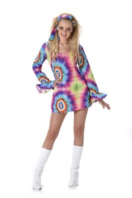 Neon Tye Dye Dress