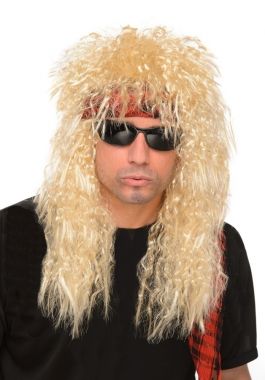 Blonde Rocker Pruik
