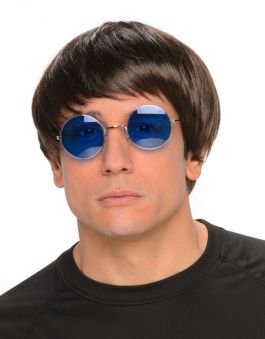 Bowl Cut Pruik & Bril