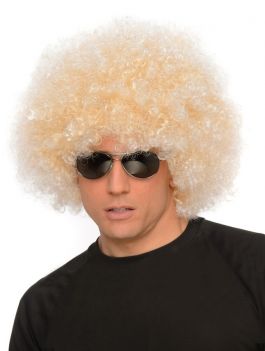 Jumbo Blonde Afro Pruik