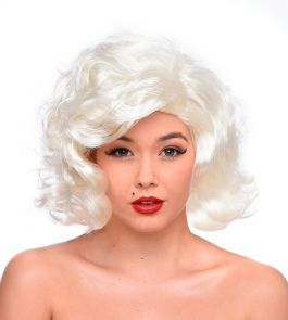 Blonde Screen Siren Pruik