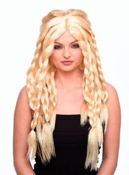 Blonde Viking Krijger Pruik