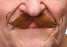 mustache Salvador red