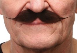mustache Fred brown