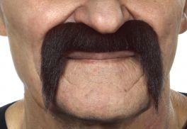 mustache Pedro dark brown