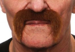 mustache Pedro light brown