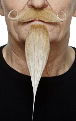 Beard & Mustache Victor blonde