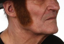 sideburns Abraham brown