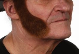 sideburns Elvis brown
