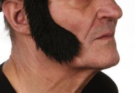 sideburns Elvis black