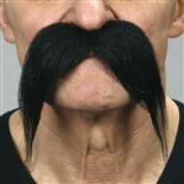 mustache Rob black (030-MH)