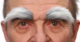 Eyebrows grey