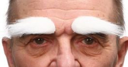 Eyebrows white