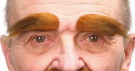 Eyebrows red