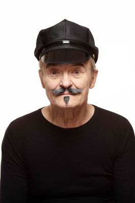 Mustache with Beard Bryan Dark Grey