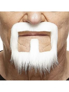 Mustache with Beard Vince White