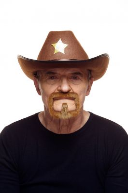 Mustache with Beard Vince Red