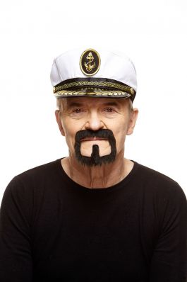 Mustache with Beard Vince Black