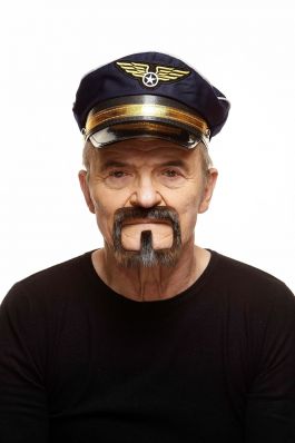 Mustache with Beard Vince Dark Brown