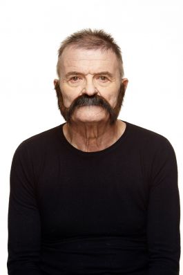 Mustache Nigel Dark Brown