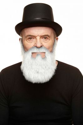Mustache with Beard Jamie Grey