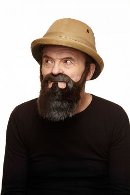 Mustache with Beard Jamie Dark Brown