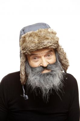 Mustache with Beard Onno Grey