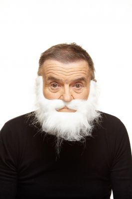 Mustache with Beard Onno White