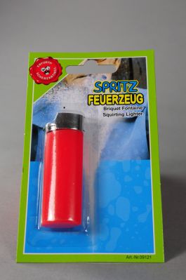 water lighter on card