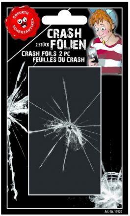 Crash foils for smart phone/pad (2pc on card)