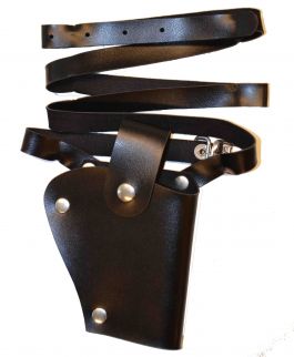 Schouderholster lederlook