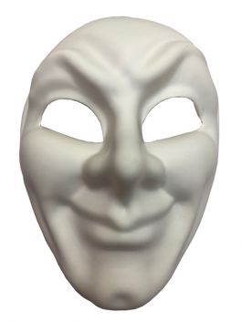 Masker Wit Smile pvc / One-size
