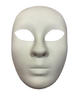 Masker Wit pvc / One-size