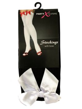 Kousen met Strik (Strik: zwart/wit) / One-size