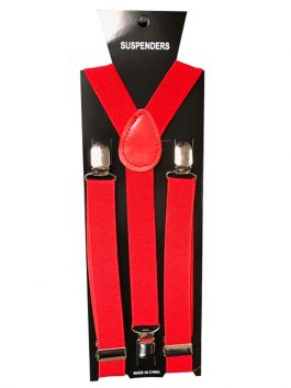 Bretels rood / One-size