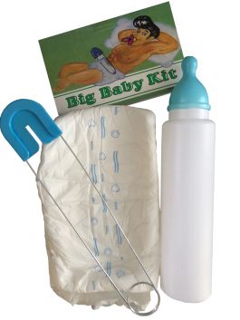 Luier en Babyfles XXL Blauw / One-size