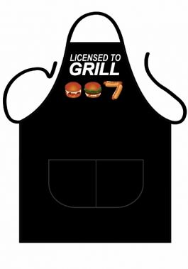 BBQ Schort Deluxe - Licensed to Grill / One-size
