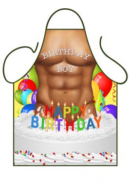 Fun Schort - Happy Birthday Boy / One-size