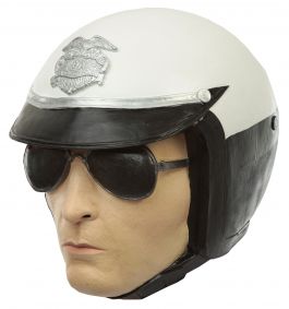Volledig Hoofdmasker - Terminator 2: T-1000 Cop / One-size